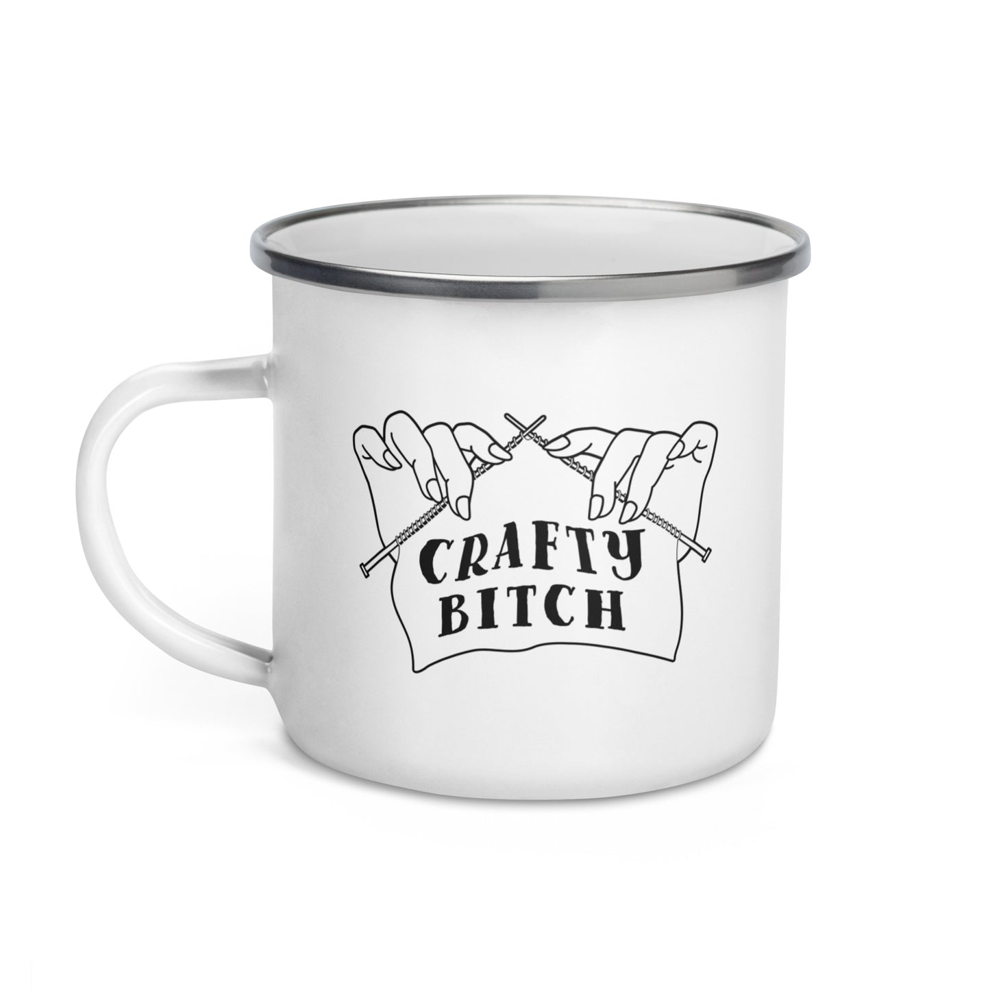 Crafty Bitch Enamel Mug