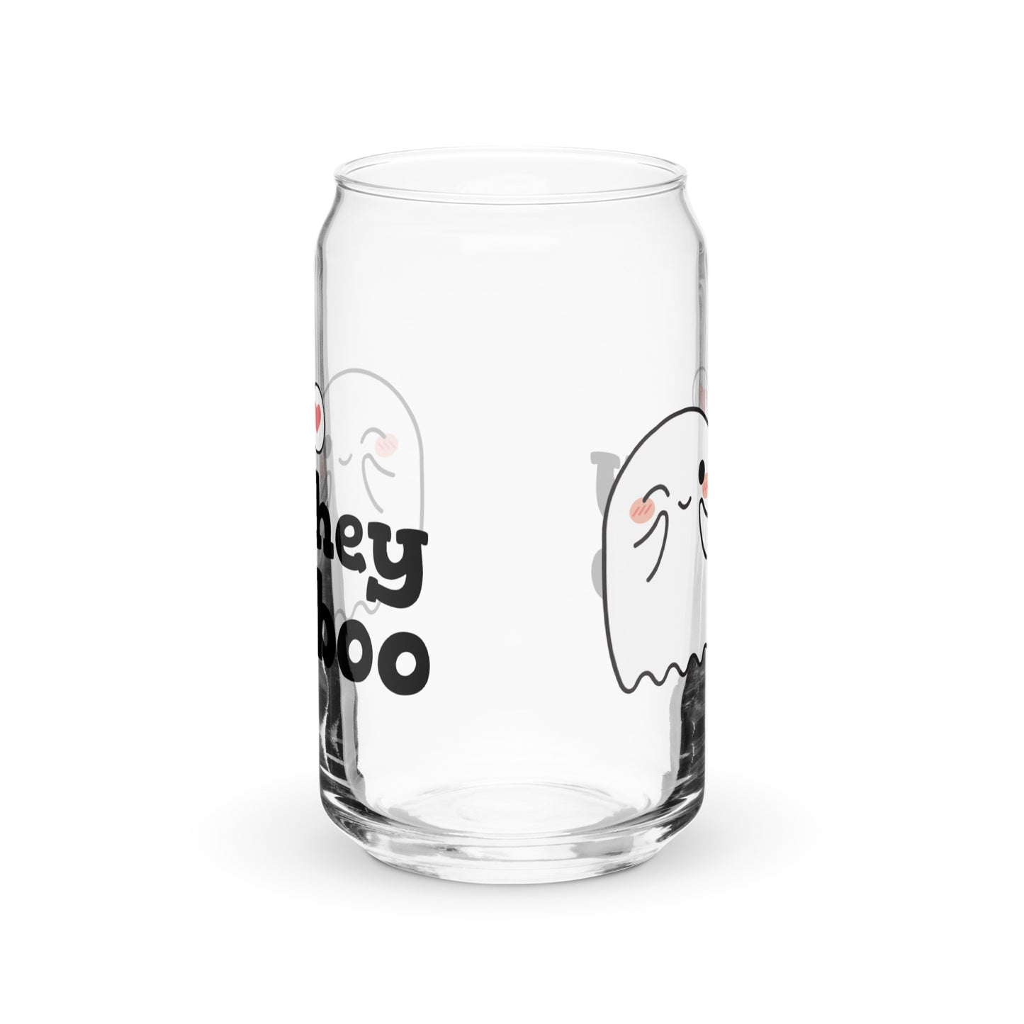 Hey Boo Glass Can