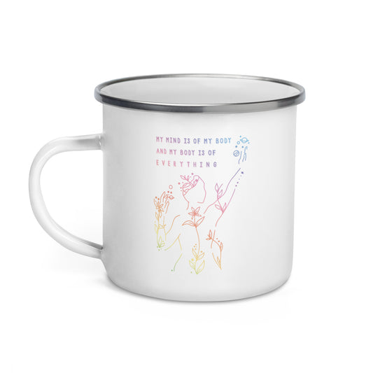 My Body Is Of Everything Enamel Mug (Prism Version)