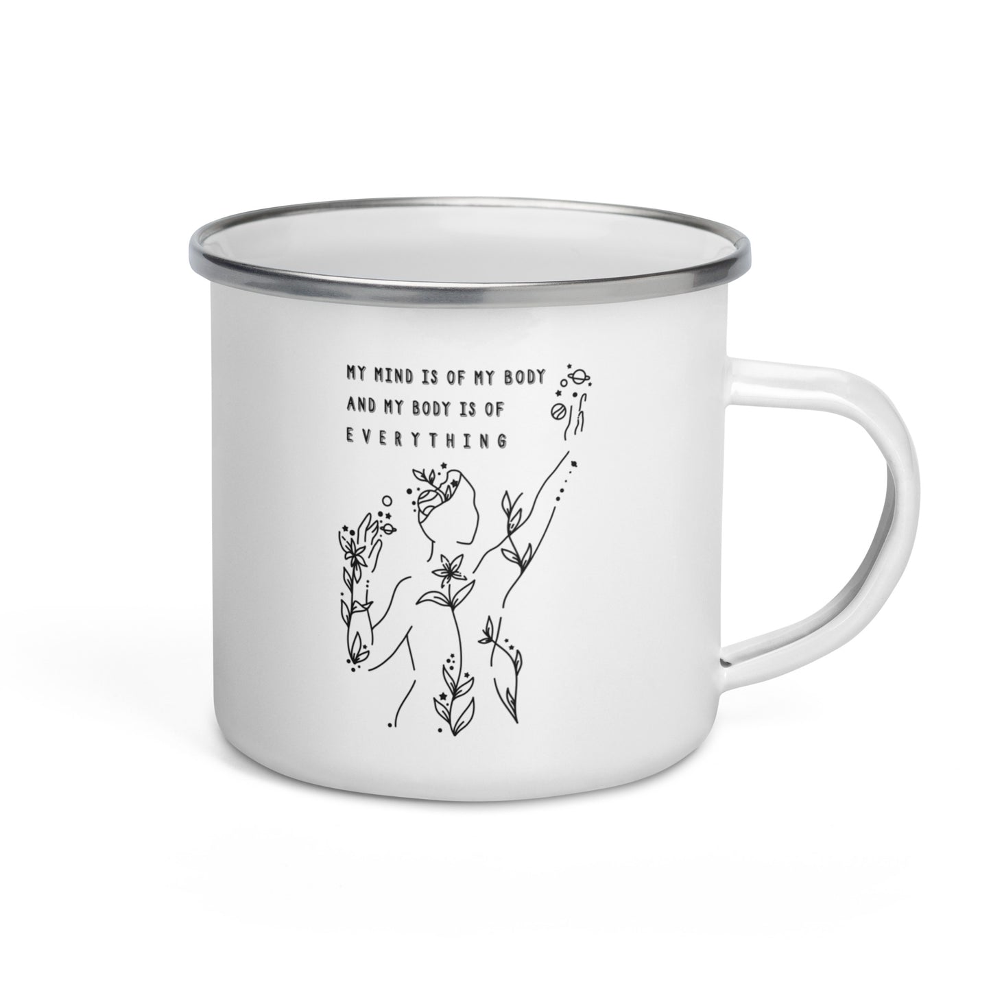 My Body Is Of Everything Enamel Mug