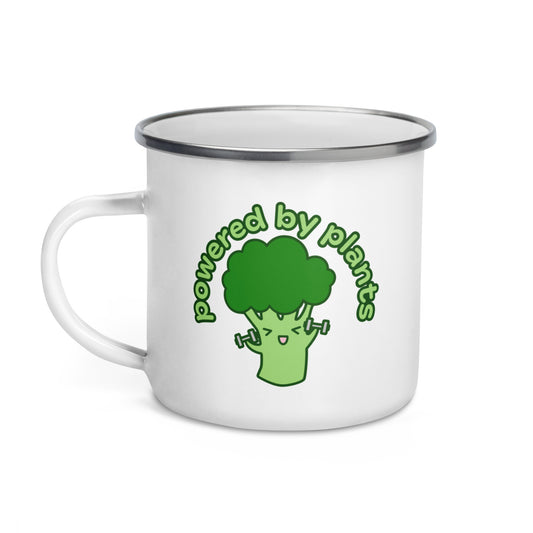Powered By Plants Enamel Mug