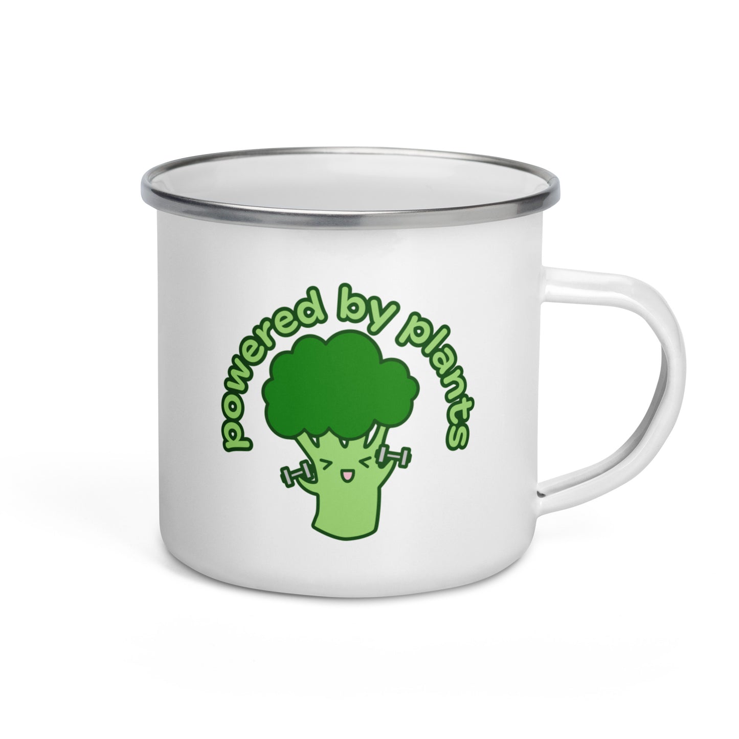 Powered By Plants Enamel Mug