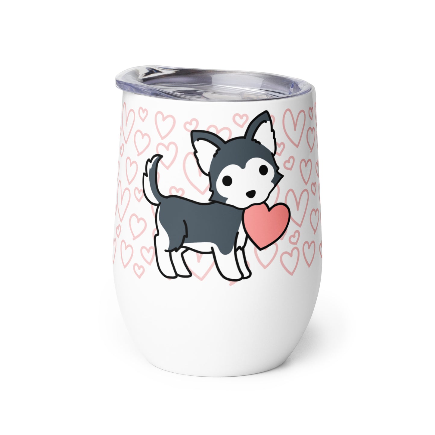 Heart Puppy Tumbler
