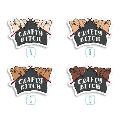 Crafty Bitch Sticker