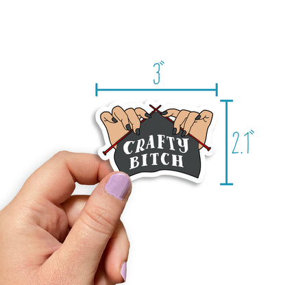 Crafty Bitch Sticker