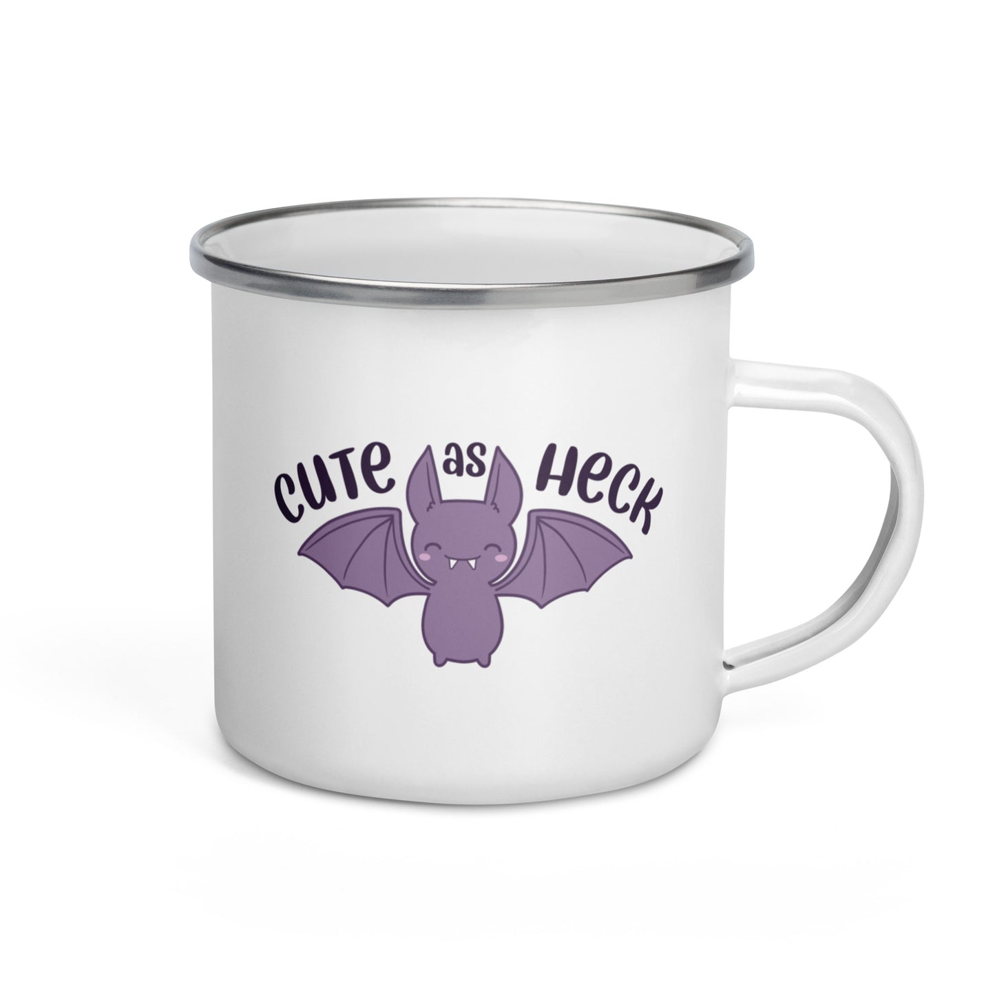 Cute As Heck Enamel Mug