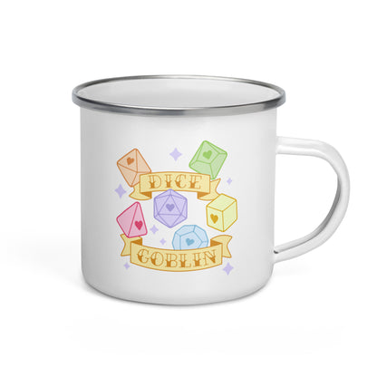 Dice Goblin Enamel Mug