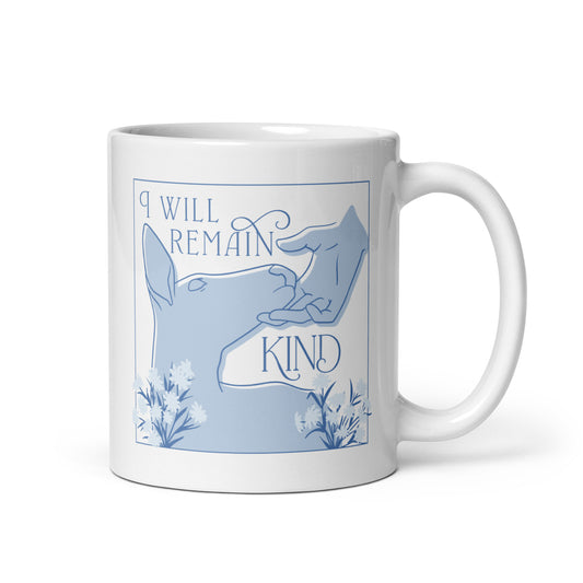 I Will Remain Kind Mug (Blue)