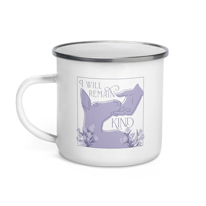 I Will Remain Kind (Purple) Enamel Mug