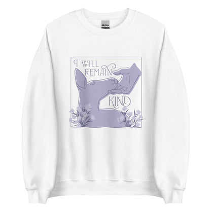 I Will Remain Kind Sweatshirt (Purple)