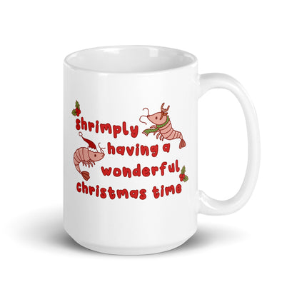 Shrimply Having A Wonderful Christmas Time Mug