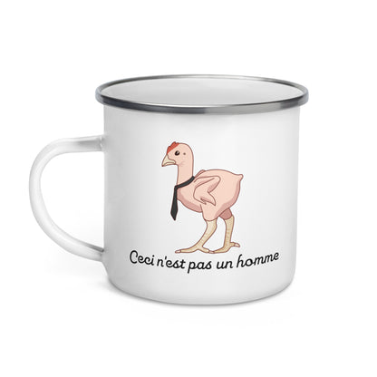 The Treachery of Semantics Enamel Mug