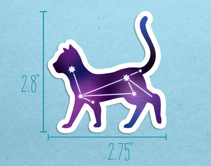 Starry Space Cat Sticker